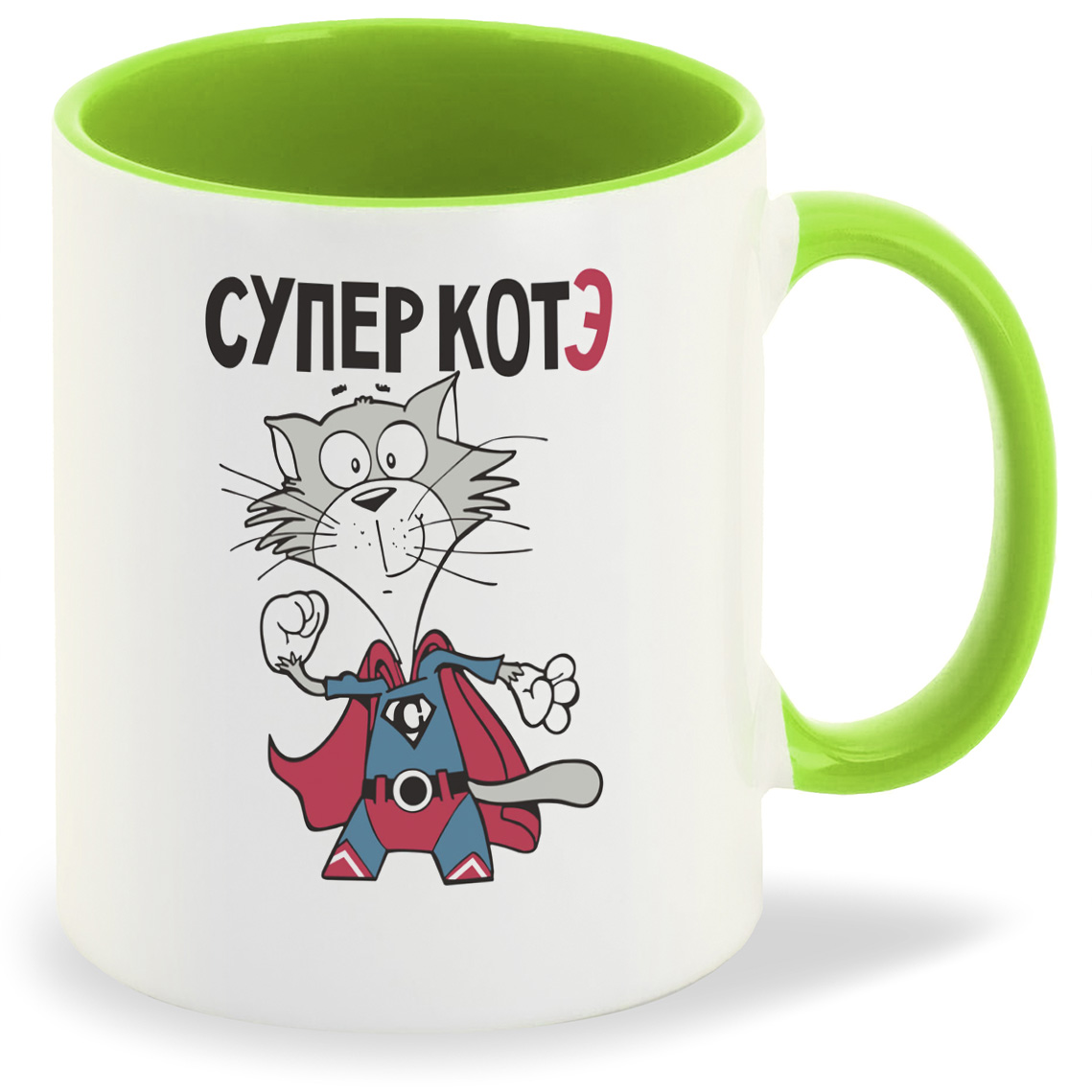 

Кружка CoolPodarok Супер котэ (Кот супермен), Супер котэ (Кот супермен)