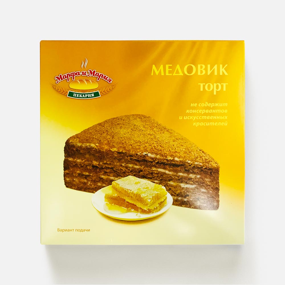 Медовик Марфа и Мария, заморозка, 450 г
