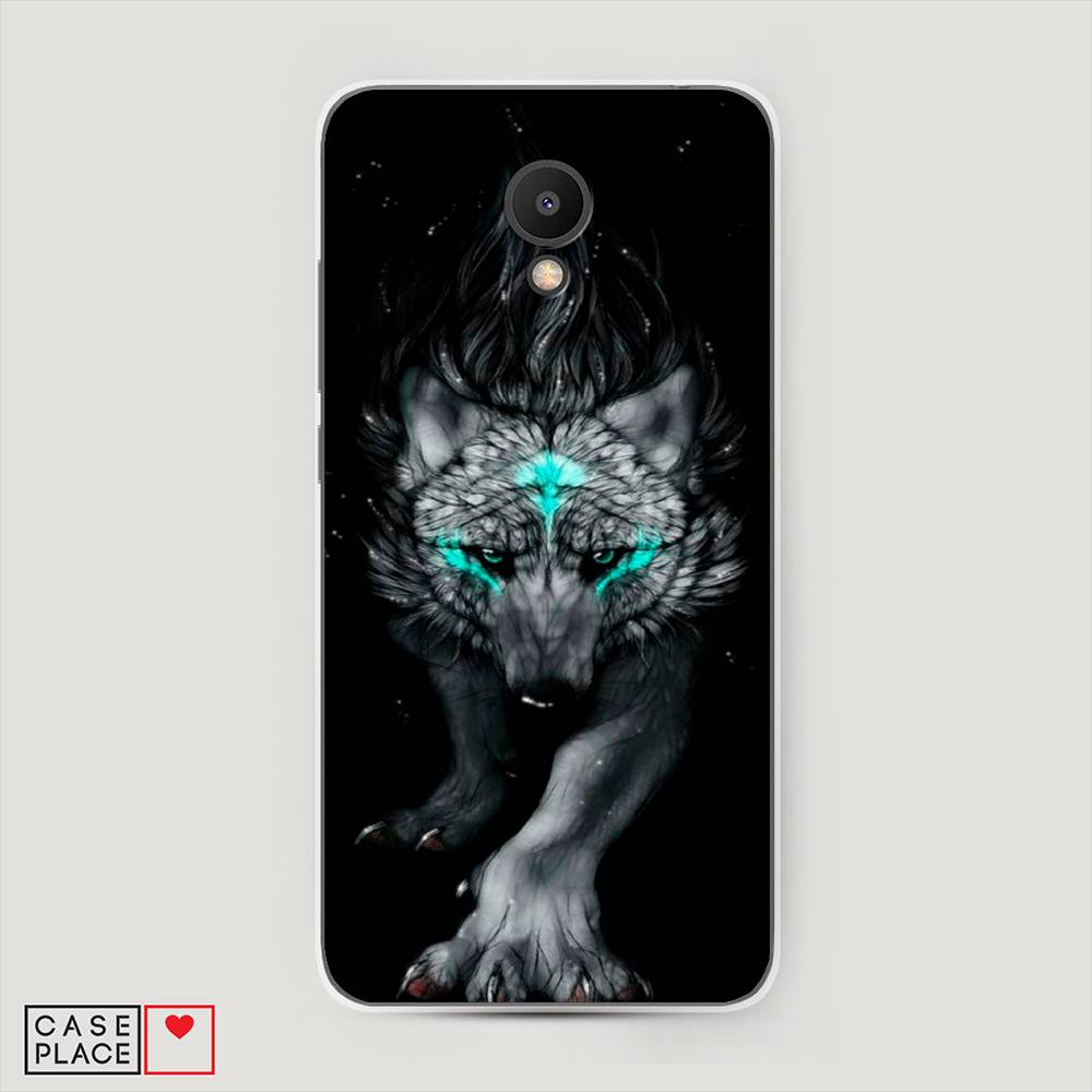 

Чехол Awog на Meizu M6S "Волшебный волк", Черный;серый, 72450-2