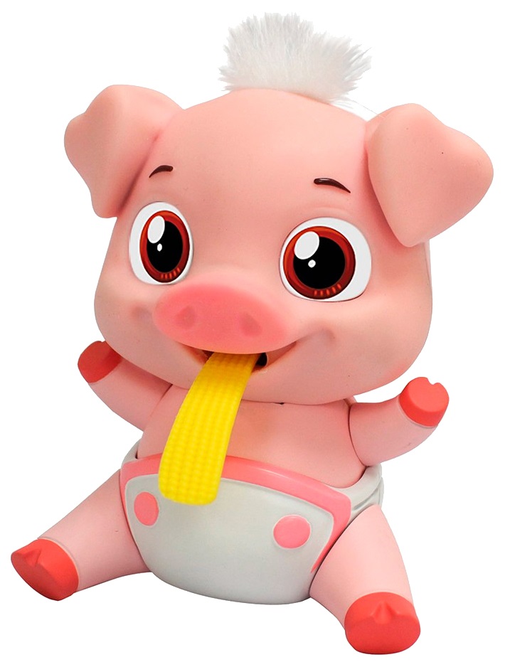 

Игрушка интерактивная Лакомки-Munchkinz Свинка, Розовый