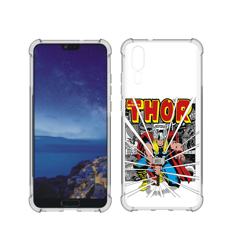 

Чехол MyPads Tocco для Huawei P20 тор рисунок (PT108006.52.647), Прозрачный, Tocco