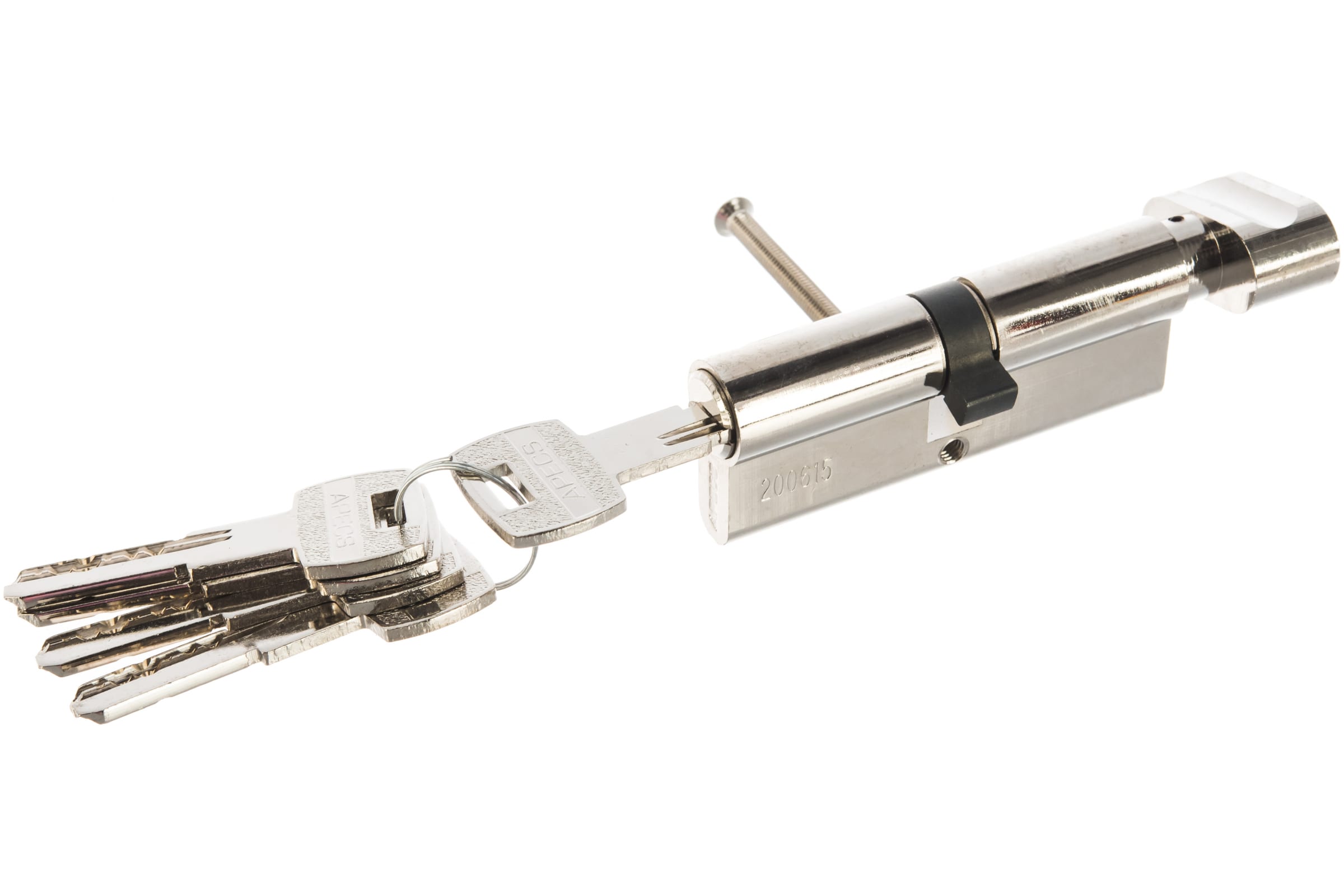 

APECS Цилиндровый механизм SC-M80-Z-C-NI M 80-ZCN 3310, Серебристый