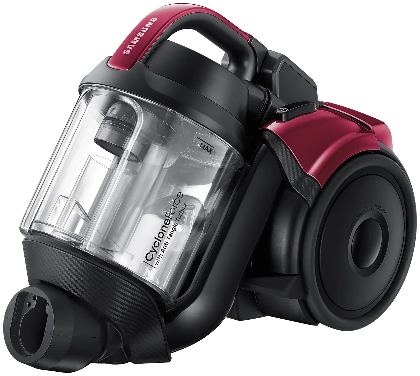 

Пылесос Samsung VC21K5150HP/EV красный, черный, VC21K5150HP/EV
