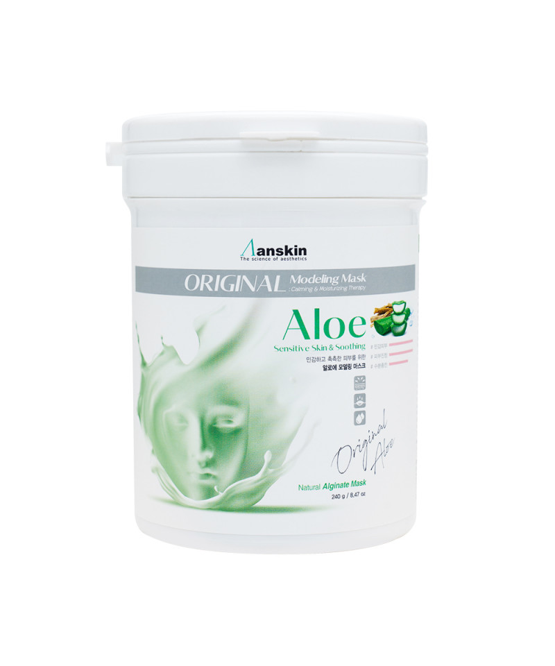 фото Маска для лица anskin aloe modeling mask container 700 мл, 240 гр