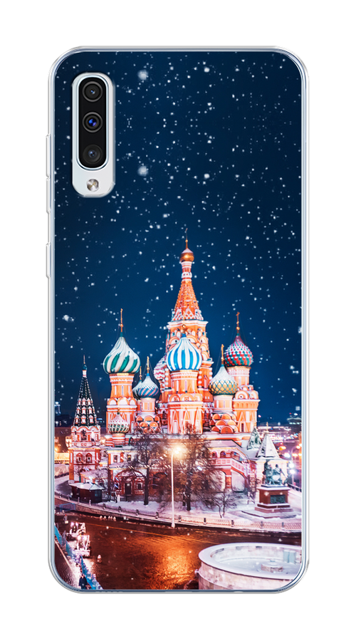 

Чехол Homey на Samsung Galaxy A50 "Москва 1", Коричневый;синий;белый, 27750-1