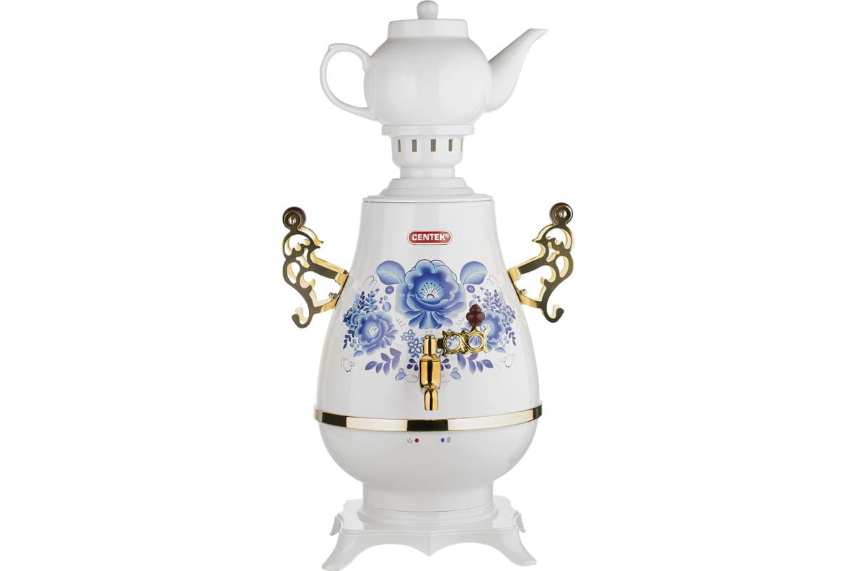 Самовар электрический Centek CT-0092 A 4 л белый электрический заварочный чайник xiaomi ming zhan magnetic rodless lifting teapot mz101