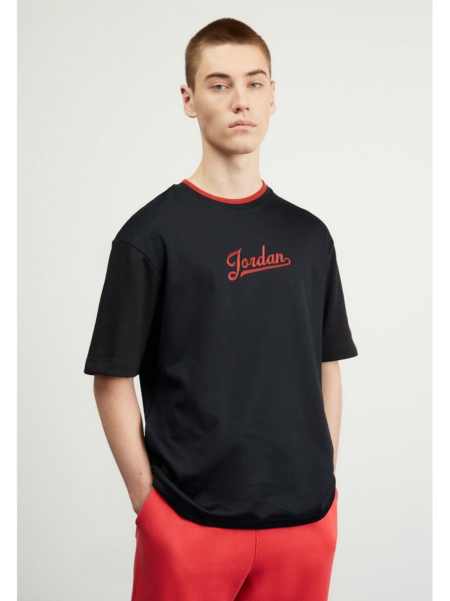 

Футболка мужская Jordan JOC22O089 черная M, Черный, JOC22O089