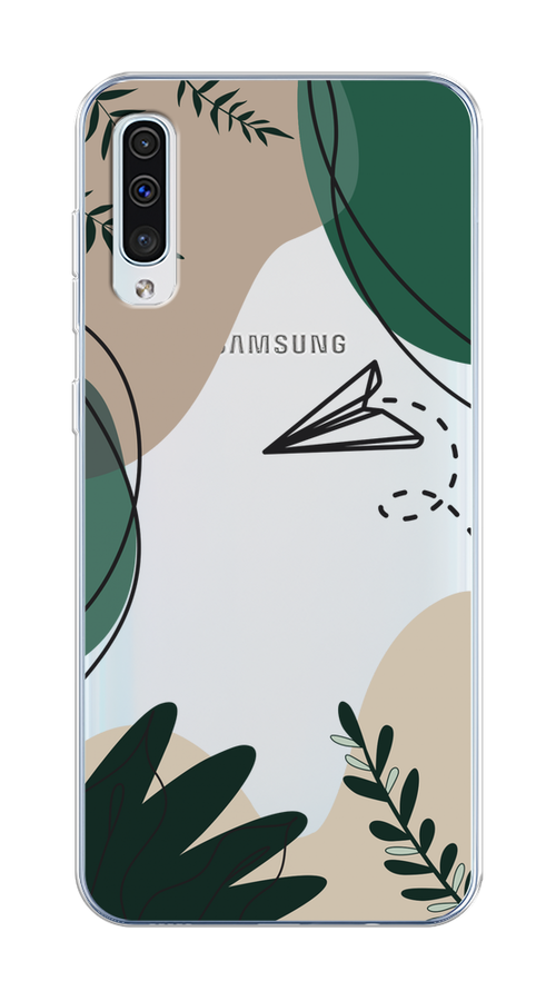 

Чехол Homey на Samsung Galaxy A50 "Secret Garden", Зеленый;бежевый;черный, 27750-1