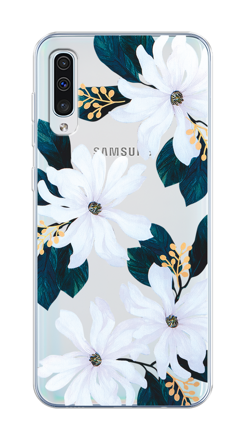 

Чехол Homey на Samsung Galaxy A50 "Delilah Flower", Зеленый;белый, 27750-1