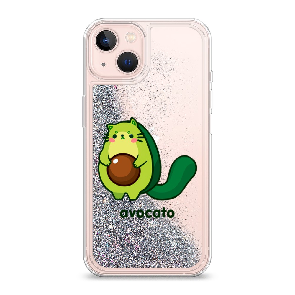 

Жидкий чехол с блестками "Avocato" на Apple iPhone 13, 14291-1