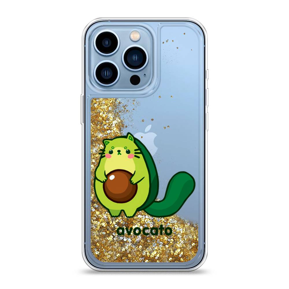 

Жидкий чехол с блестками "Avocato" на Apple iPhone 13 Pro, 14390-1