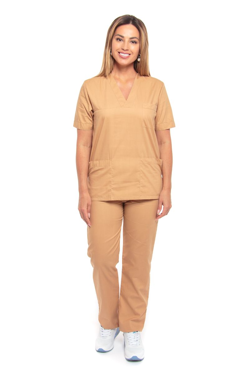 фото Костюм медицинский женский medicalwear хирург 109 бежевый 42 ru