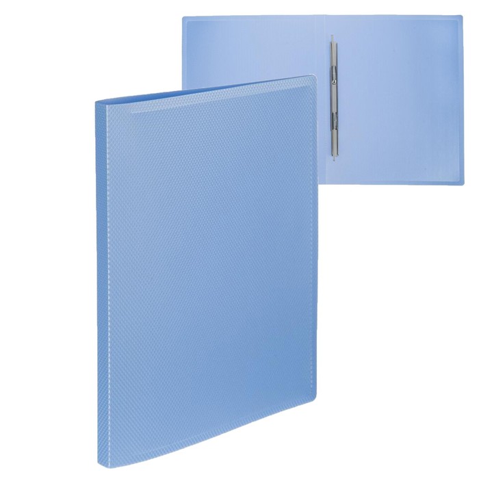 

Папка с пружинным скоросшивателем А4, 700 мкм, Calligrata TOP Breeze, до 120 листов, небес, Голубой