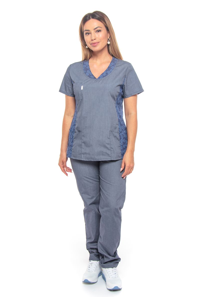

Костюм медицинский женский MedicalWear Магнолия 102 синий 50 RU, Магнолия 102
