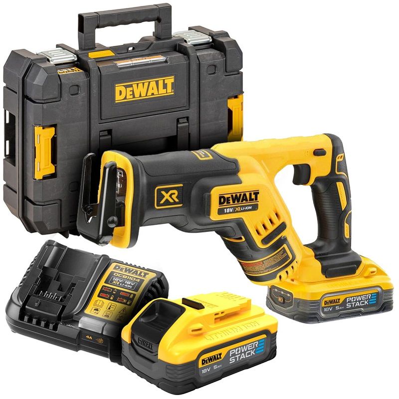 Аккумуляторная сабельная пила DeWALT DCS367H2T