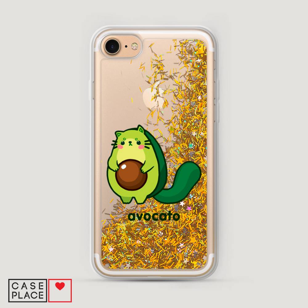 

Жидкий чехол с блестками "Avocato" на Apple iPhone 7, 10690-1