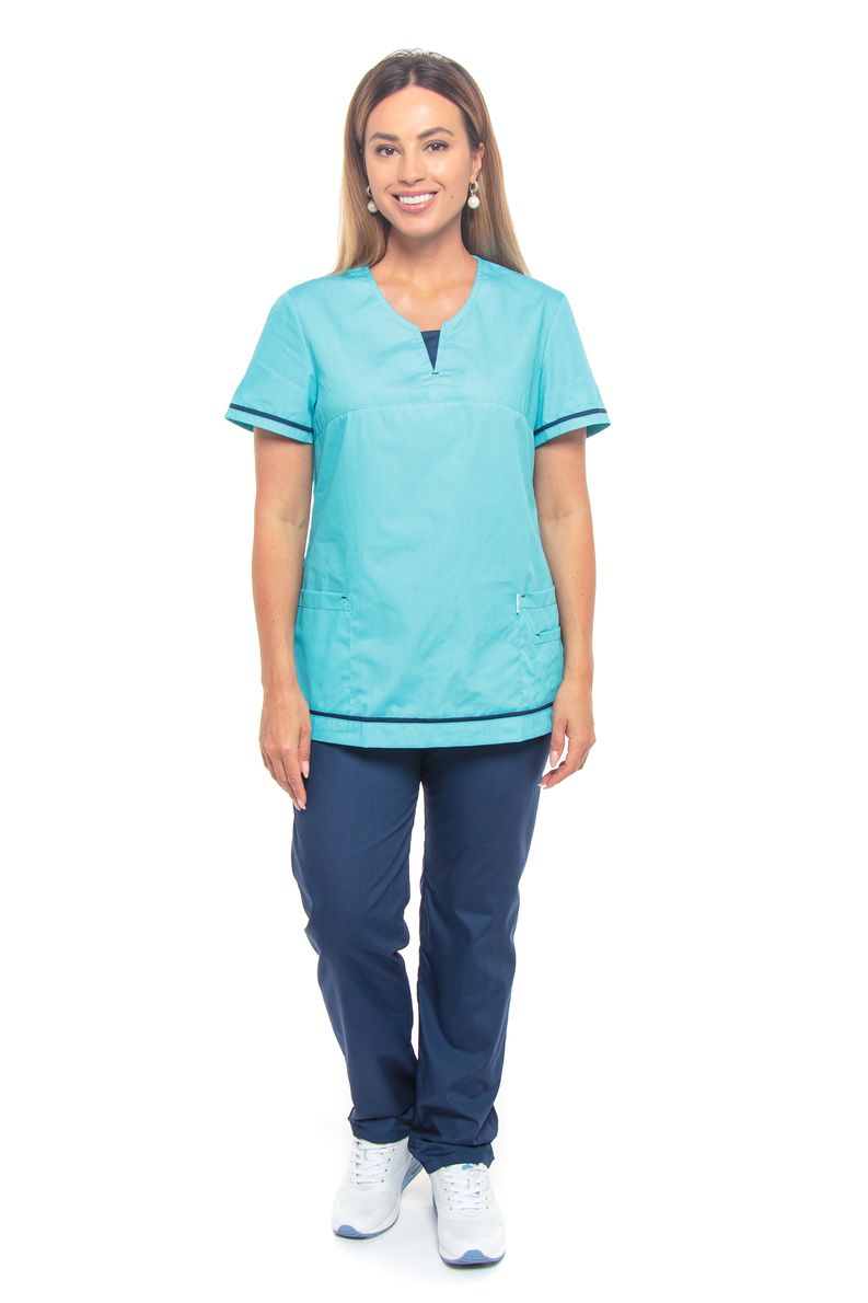 фото Костюм медицинский женский medicalwear дана 108 голубой 46 ru