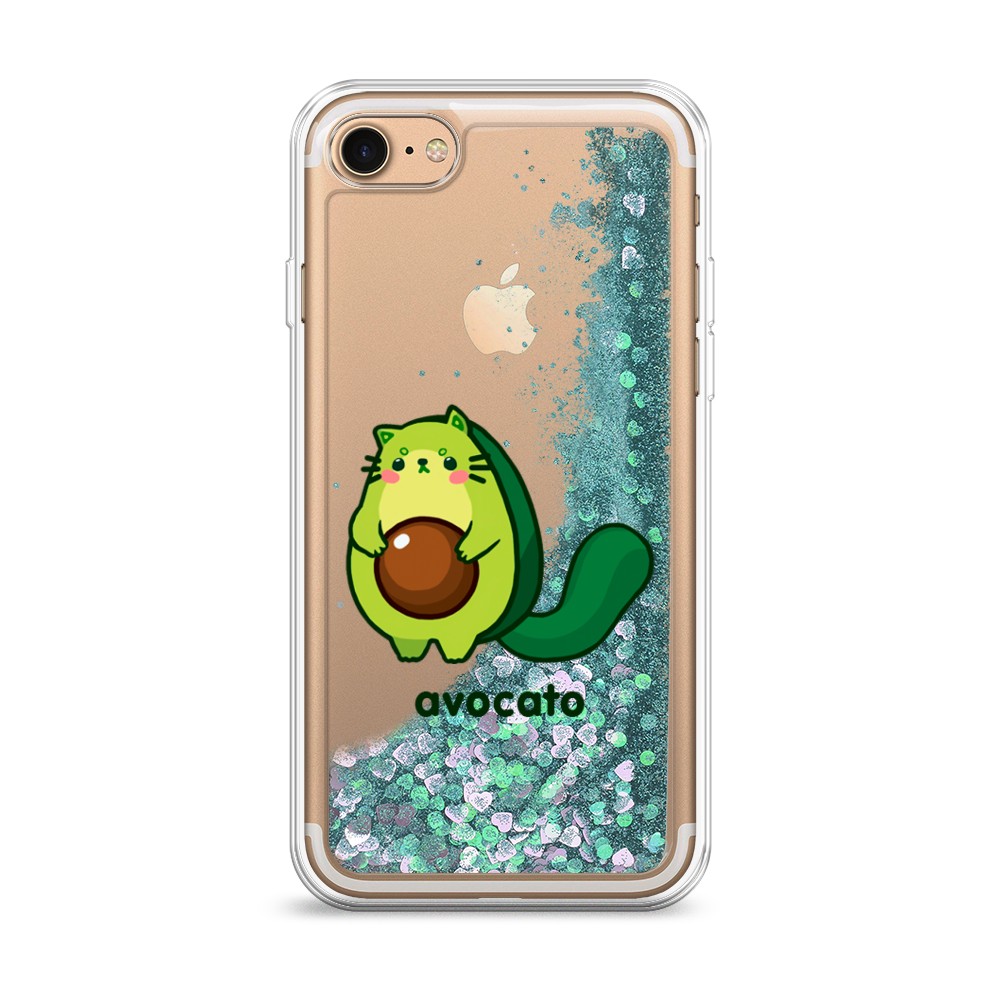 

Жидкий чехол с блестками "Avocato" на Apple iPhone 7, 10695-1