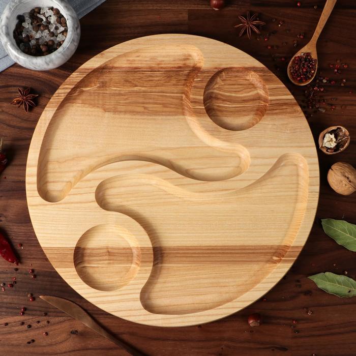 

(МП)Тарелка Доброе дерево 5461887, Коричневый