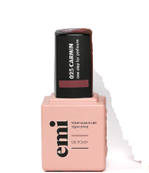 

Лак для ногтей EMI for pedicure Карминовый 25 9 мл, Красный