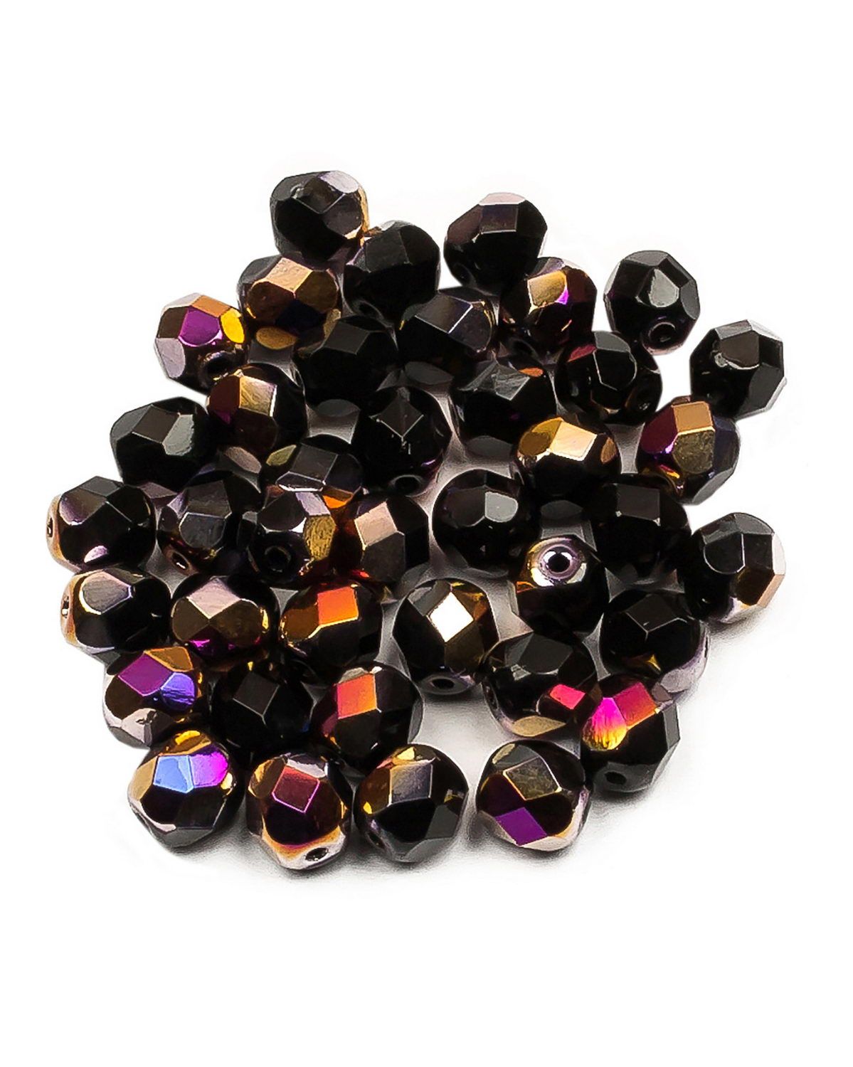 

Чешские бусины, Fire Polished Beads, ганеные, 6 мм, цвет: Jet Sliperit, 40шт, Коричневый, FP-6