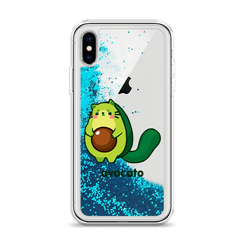 

Чехол Awog на Apple iPhone X (10) / Айфон X (10) "Avocato", Разноцветный, 11093-1