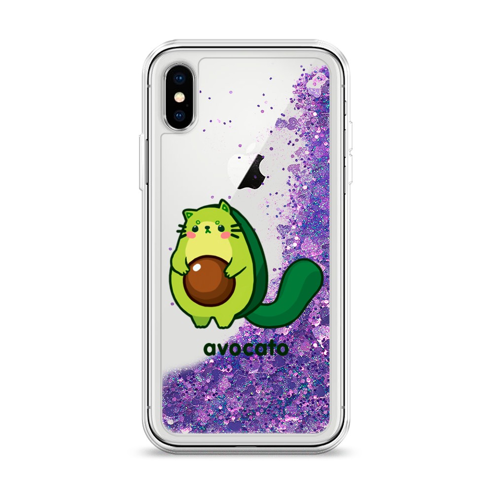 

Чехол Awog на Apple iPhone XS (10S) / Айфон XS (10S) "Avocato", Разноцветный, 11892-1