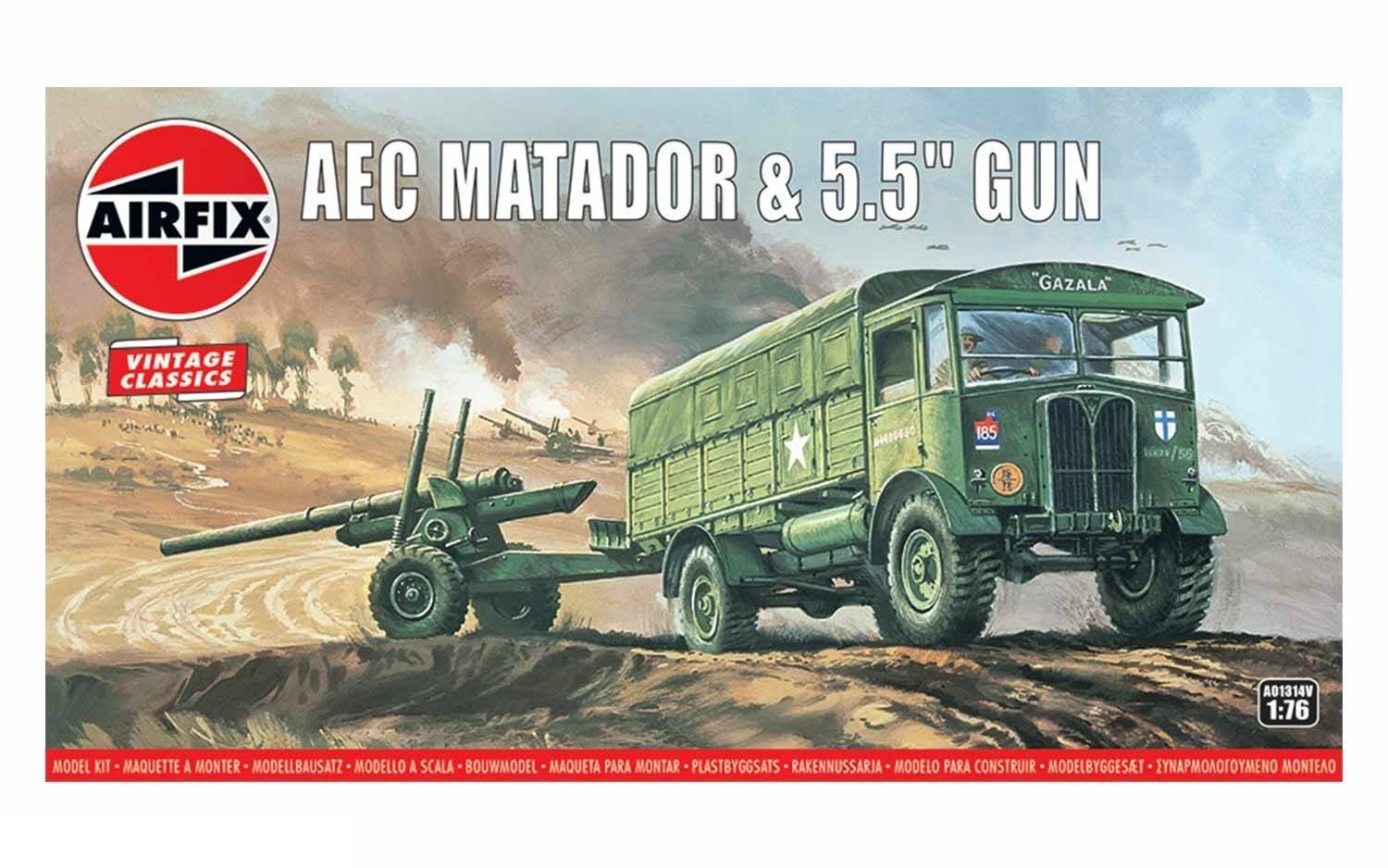 

A01314V Грузовик с 5.5 дюймовой пушкой AEC Matador 5.5inch Gun, 5055286652691