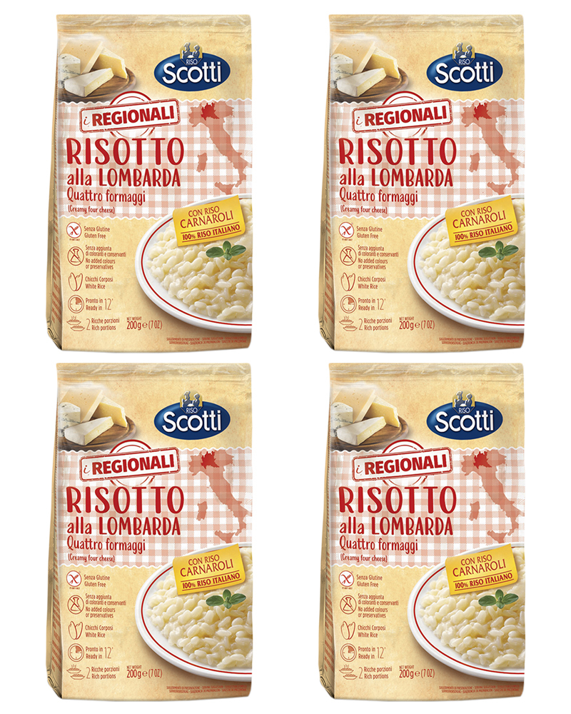 

Ризотто Riso Scotti четыре сыра 200 г - 4 шт.