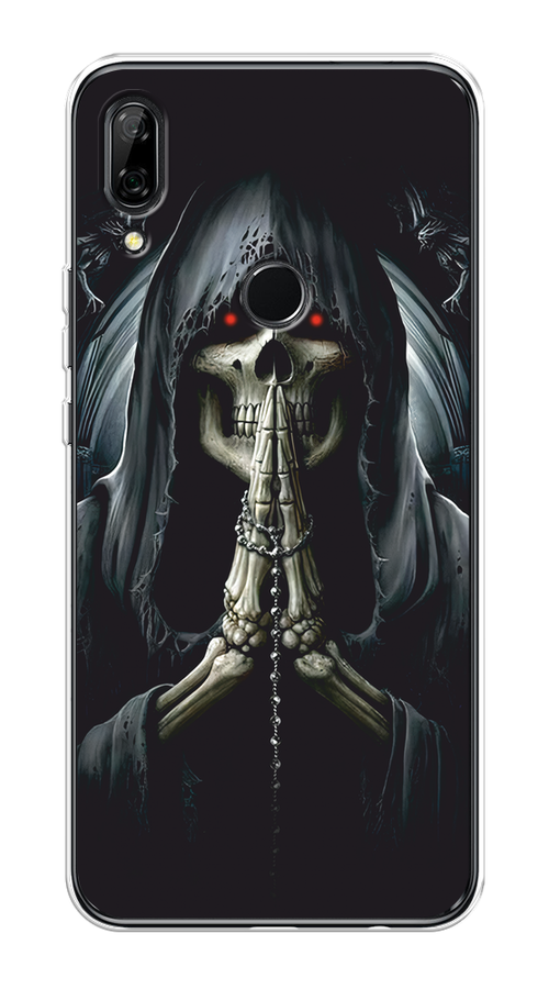 

Чехол на Honor 9X/Huawei P Smart Z "Молитва", Серый, 69450-1