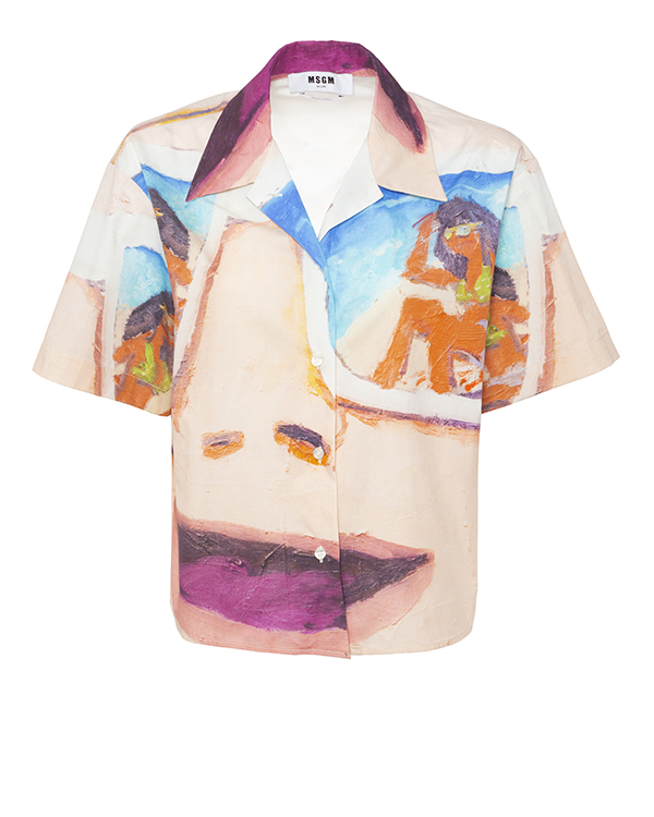 

Рубашка женская MSGM MDE124D разноцветная 42 IT, MDE124D