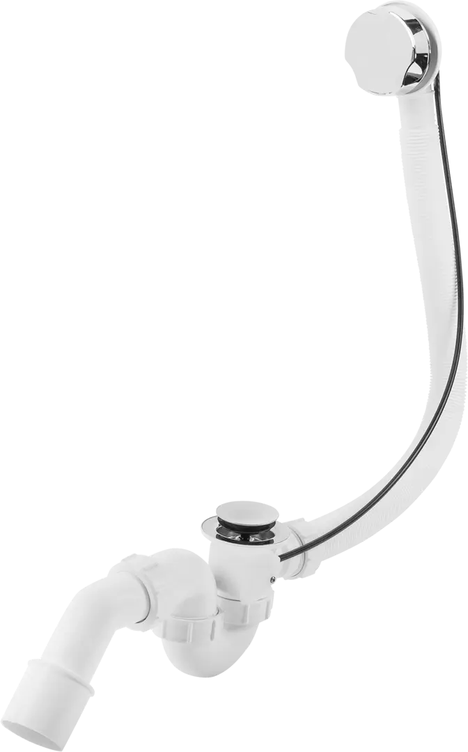 Сифон для ванны McAlpine полуавтомат металл хромированный MRB2CB-PB открывалка с ножеточкой доляна 14 см хромированный