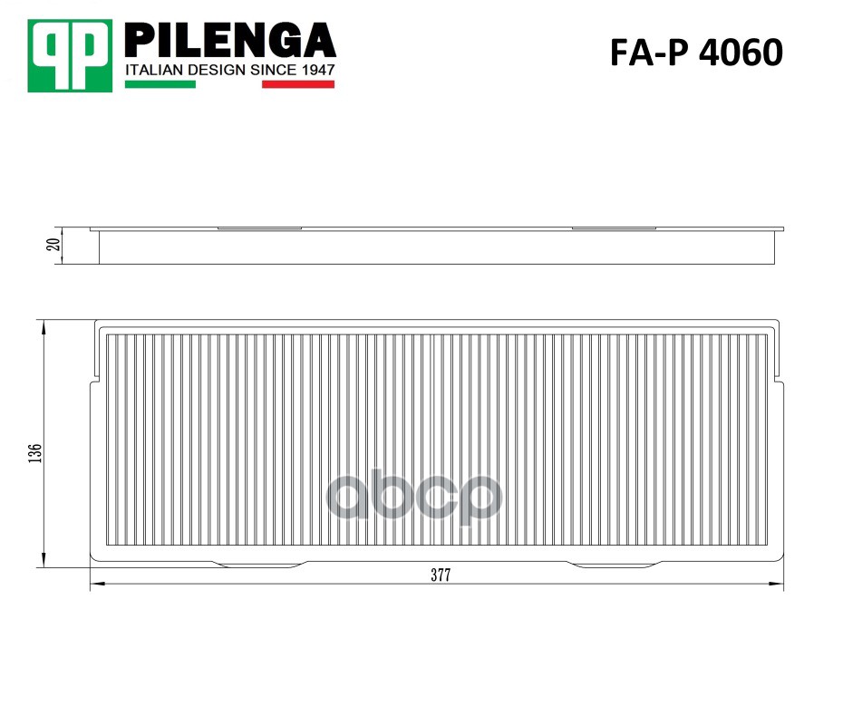 фото Фильтр салонный scania pilenga арт. fap4060