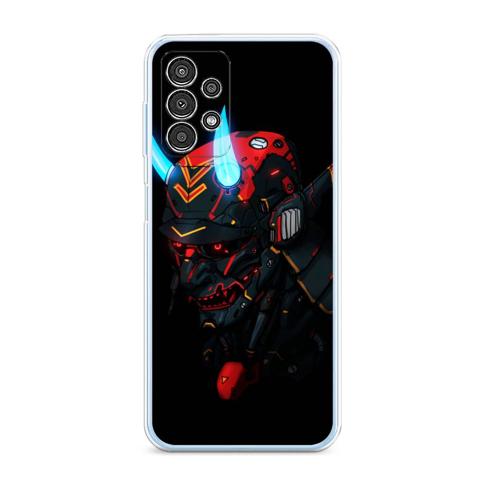 

Чехол Awog на Samsung Galaxy A13 / Самсунг A13 "Неоновый самурай", Черный;красный;голубой, 2104850-6