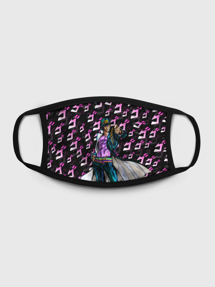 

Многоразовая маска унисекс Burnettie Дзётаро Указывает Паттерн, Разноцветный, Дзётаро Указывает Паттерн