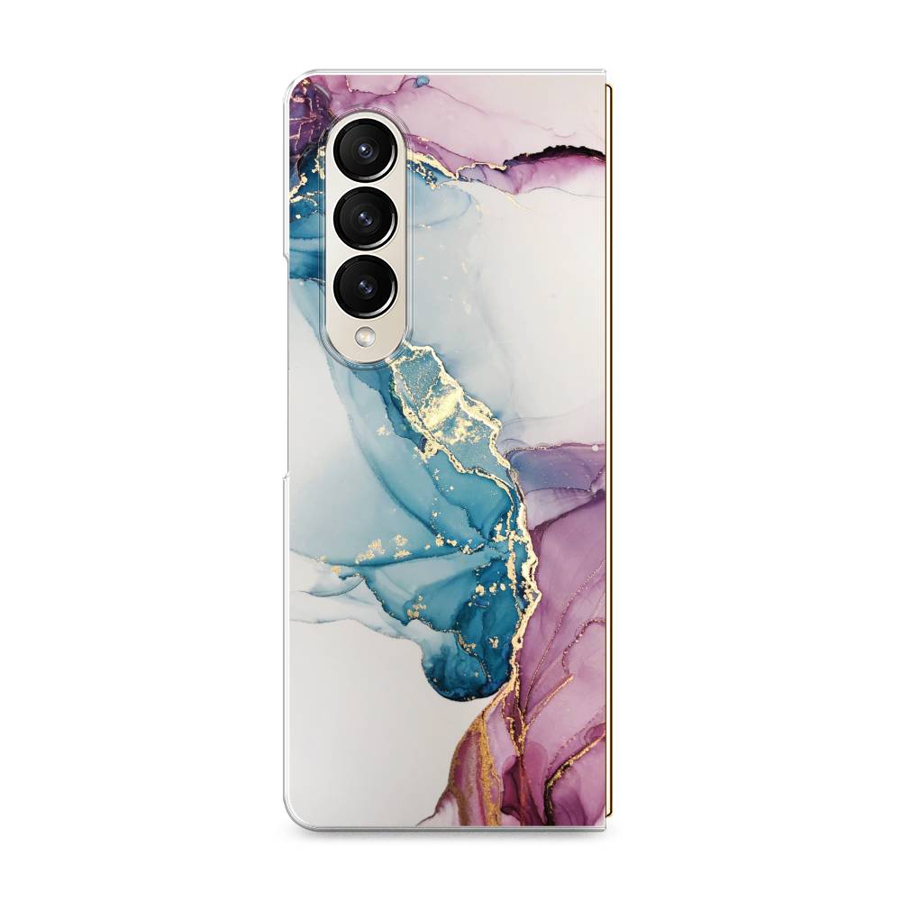 

Чехол на Samsung Galaxy Z Fold 4 "Розовые разводы рисунок", 2106950-3