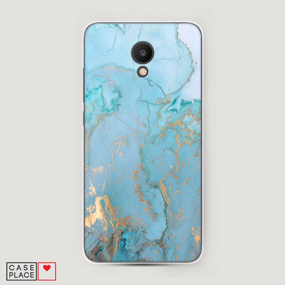 

Чехол Awog на Meizu M6S "Голубой мрамор рисунок", 72450-3