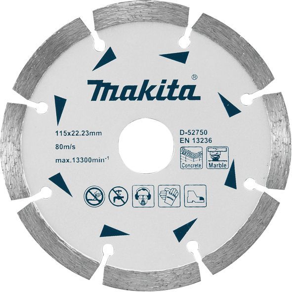 Алмазный диск сегментированный Makita D-52750