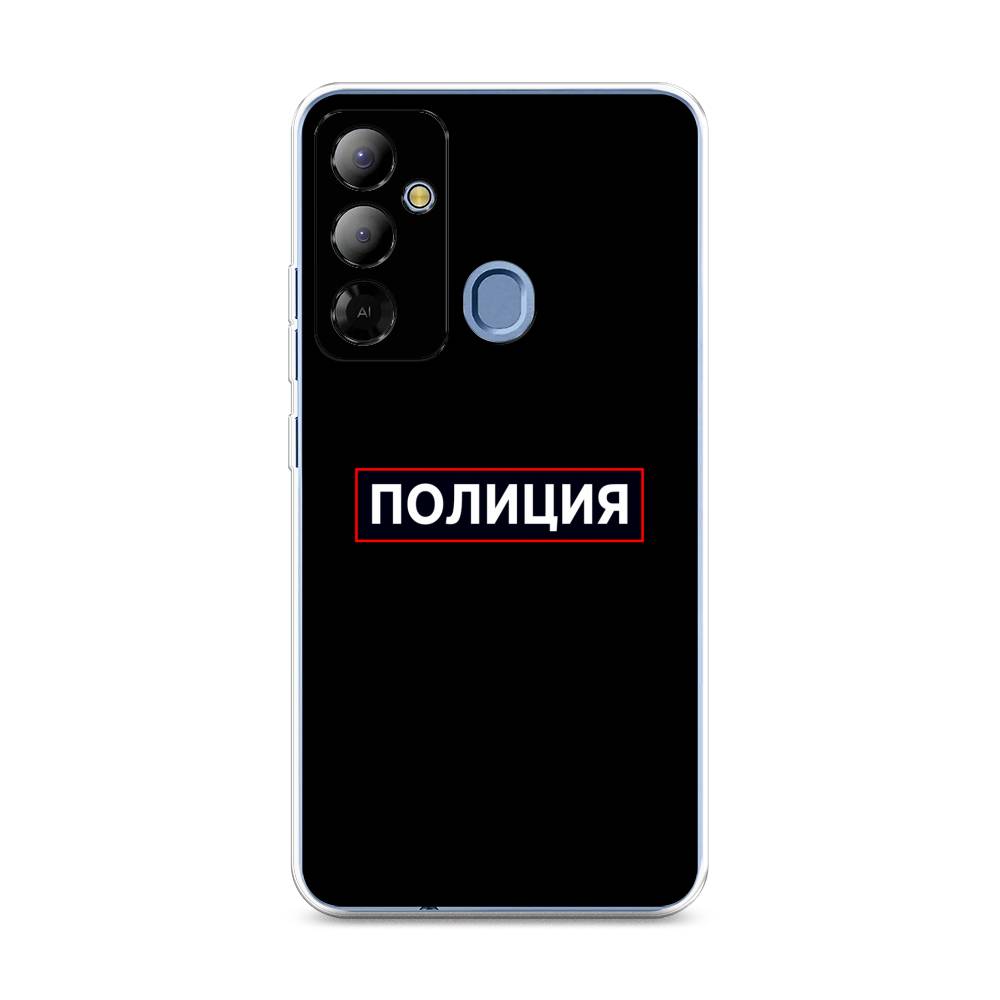 

Чехол Awog на Tecno Pop 6 Go "Police logo", Черный;белый;красный, 302950-5