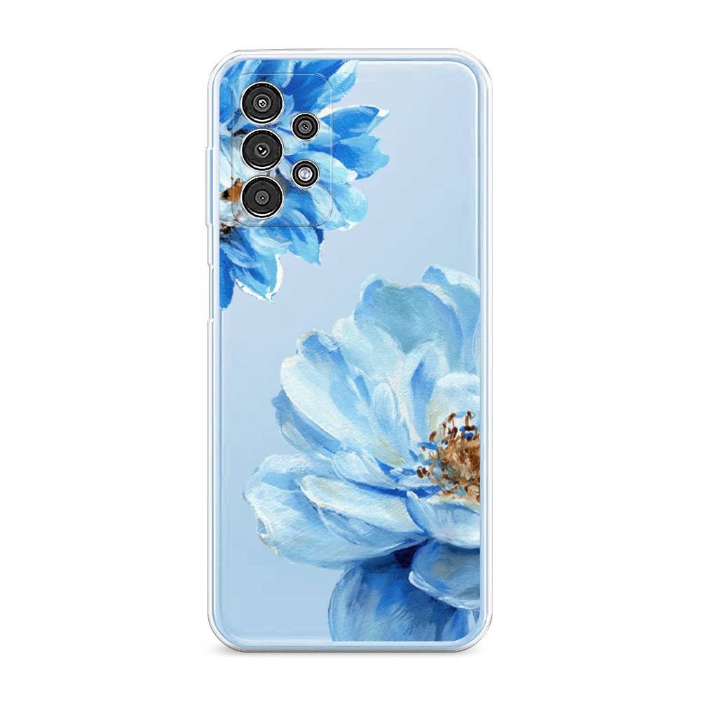 

Чехол Awog на Samsung Galaxy A13 / Самсунг A13 "Голубые клематисы", Голубой, 2104850-8