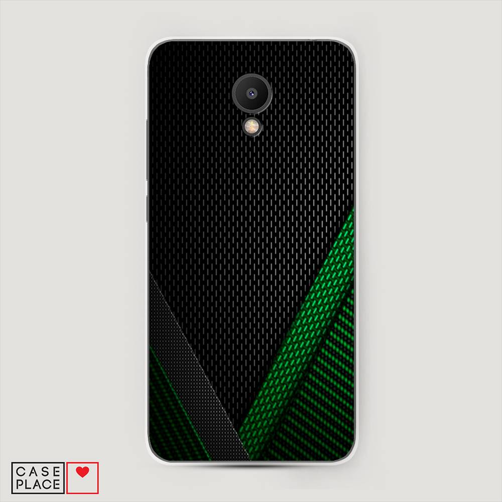 

Чехол Awog на Meizu M6S "Зеленый карбон", Черный;зеленый, 72450-3
