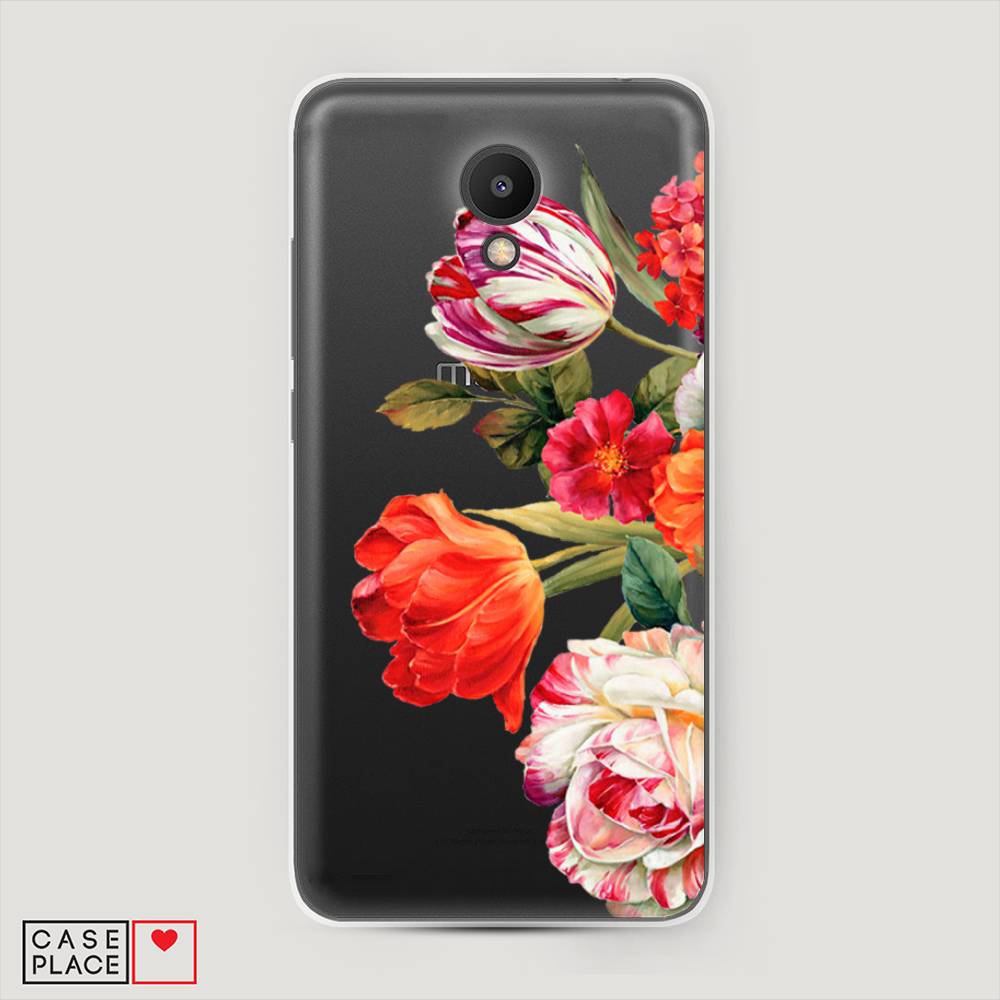 

Чехол Awog на Meizu M6S "Весенний букет", Красный;розовый;зеленый, 72450-8