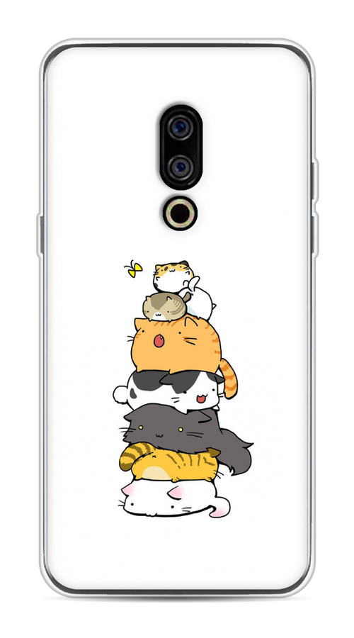 

Чехол Awog на Meizu 15 "Бутерброд из котиков", Коричневый;белый;серый, 72650-10