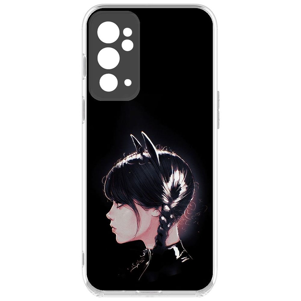 

Чехол-накладка Krutoff Clear Case Уэнсдей Аддамс - Кошка Уэнсдей для OnePlus 9RT, Прозрачный