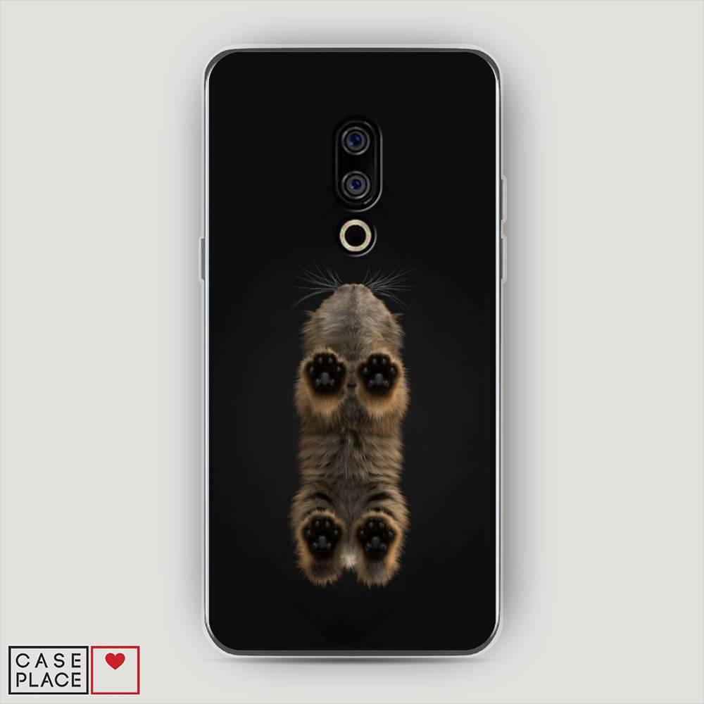 

Чехол Awog на Meizu 15 "Кошачьи лапки", Черный, 72650-1