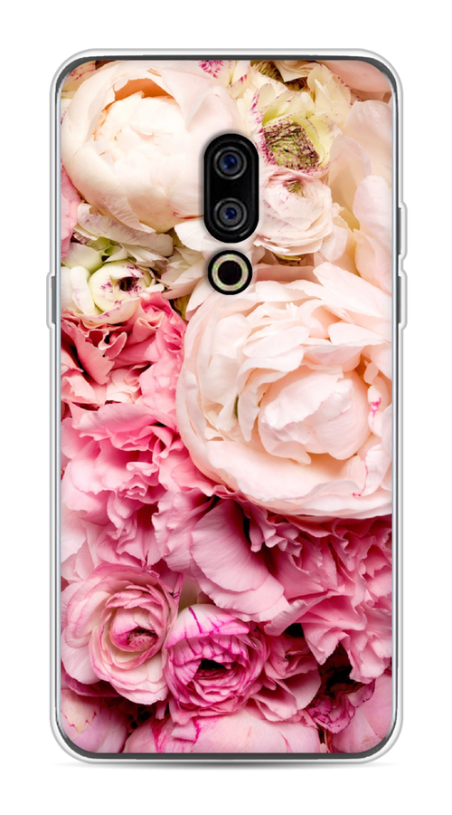 

Чехол Awog на Meizu 15 "Пионы яркие", Розовый, 72650-8