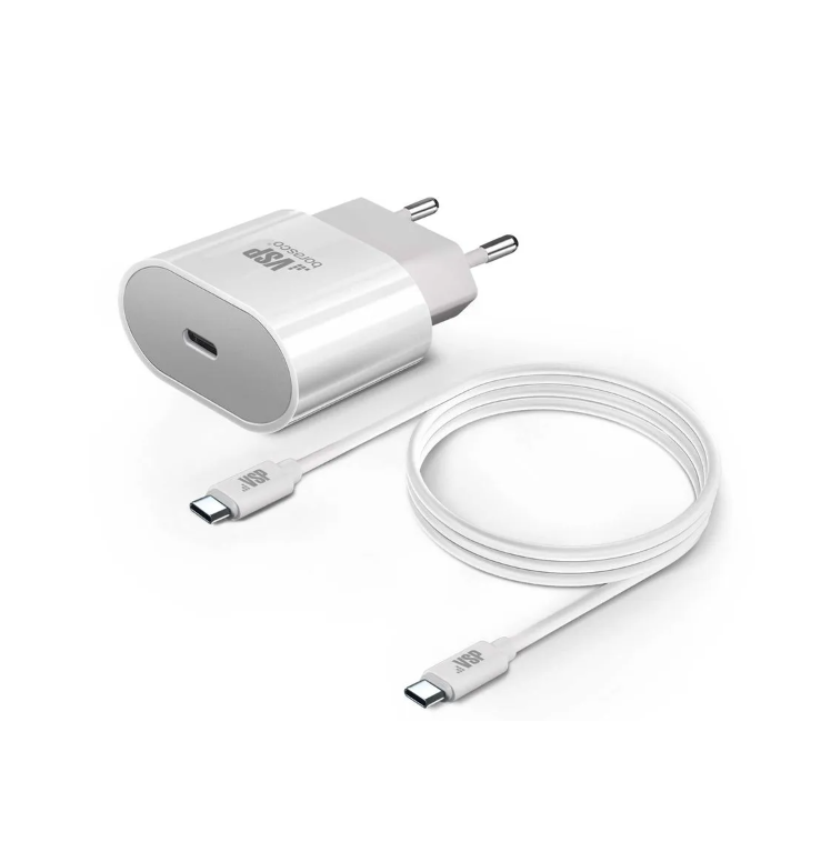 

Сетевое зарядное устройство BORASCO USB type-C, USB type-C, 3A, белый [50635]