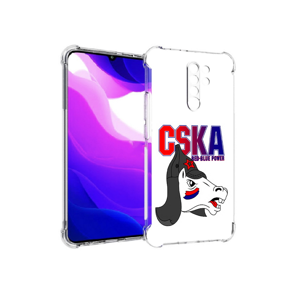 Чехол MyPads Tocco для Xiaomi Redmi 9 ФК ЦСК лошадка россия (PT150826.259.179)