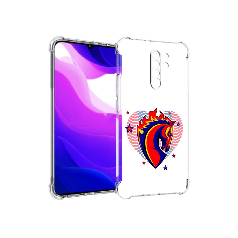 Чехол MyPads Tocco для Xiaomi Redmi 9 ФК ЦСЛ Лошадь (PT150826.259.180)