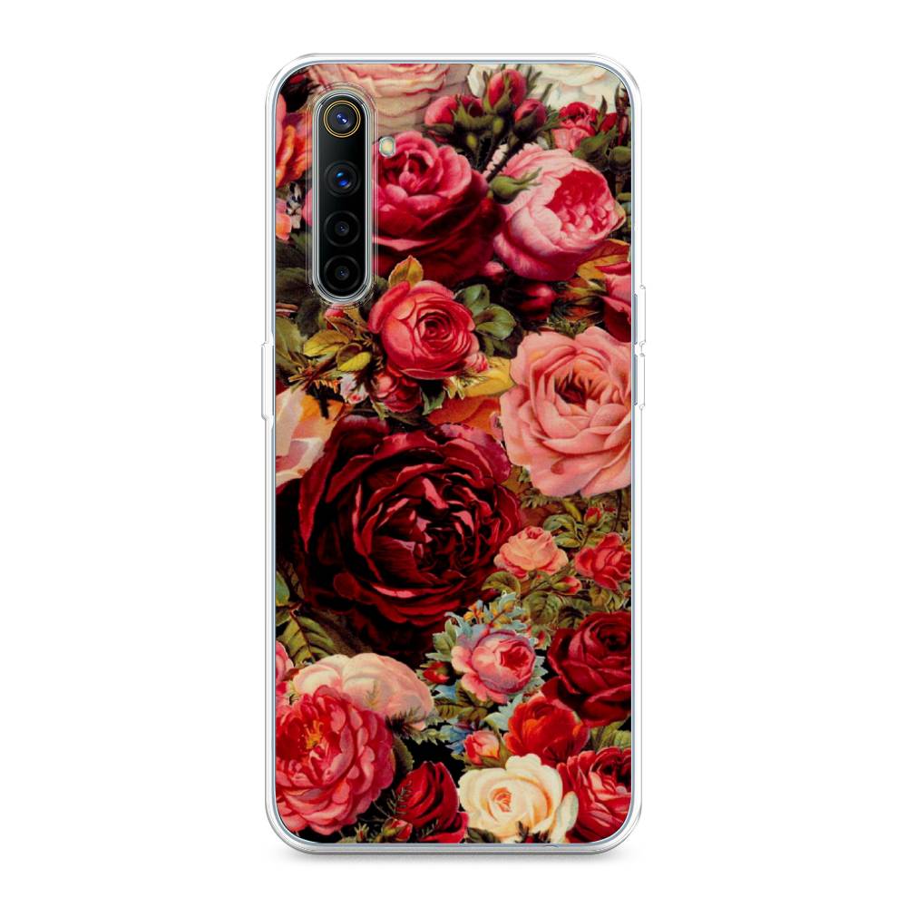 

Чехол Awog "Розы винтажные" для Realme 6, 252750-8